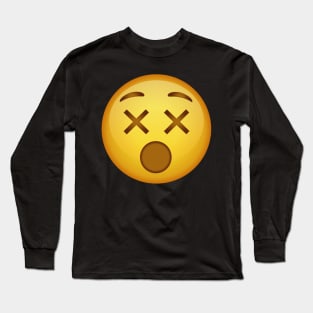 Face with crossed-out eyes - Dizzy Face Long Sleeve T-Shirt